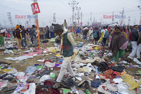 15 osób stratowanych w wyniku paniki na festiwalu Kumbh Mela