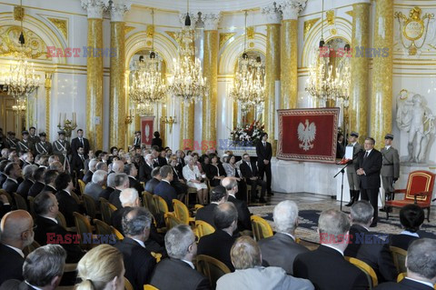 Przekazanie Insygniów Orderów na Zamku Królewskim