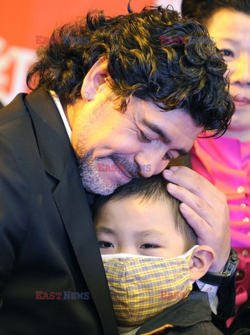 Diego Maradona z wizytą w Chinach