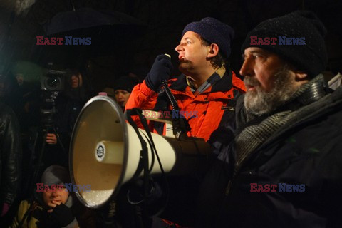 Protest pod domem gen. Wojciecha Jaruzelskiego