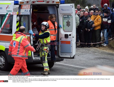 Wypadek Kubicy podczas rajdu Ronde di Andora