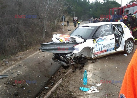 Wypadek Kubicy podczas rajdu Ronde di Andora