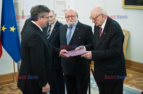 Spotkanie prezydenta z kapitułą Orderu Orła Białego