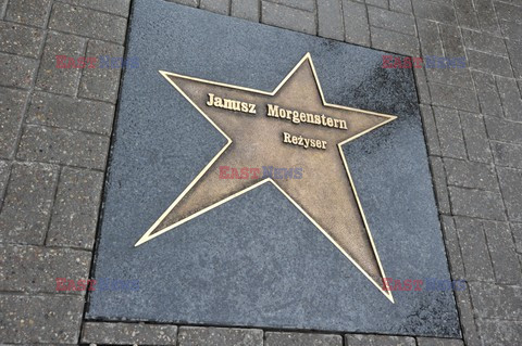 Janusz Morgenstern odsłonił swoją gwiazdę na Piotrkowskiej