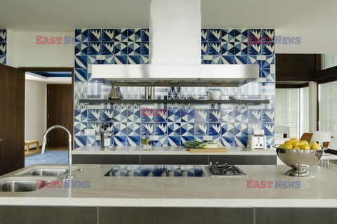 Ceramiczna mozaika w modernistycznym domu - Andreas von Einsiedel