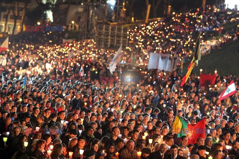 Beatyfikacja JPII - wieczorne czuwanie na Circo Massimo