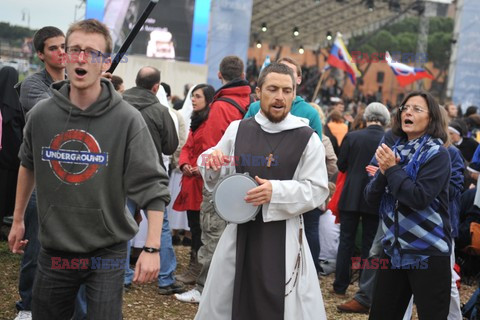 Beatyfikacja JPII - wieczorne czuwanie na Circo Massimo