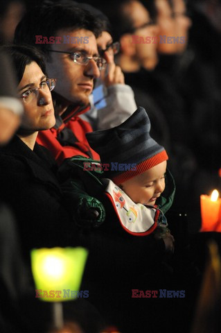 Beatyfikacja JPII - wieczorne czuwanie na Circo Massimo