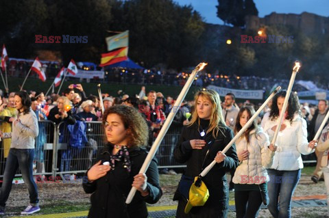 Beatyfikacja JPII - wieczorne czuwanie na Circo Massimo