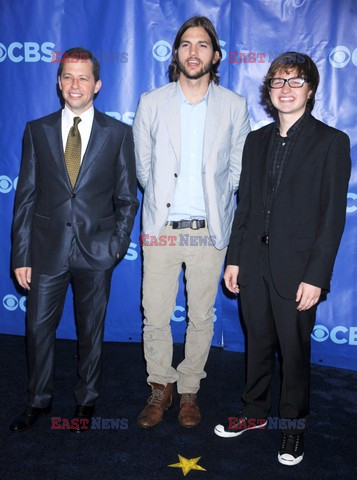 Ashton Kutcher na imprezie CBS Upfront