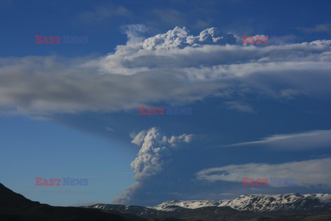 Erupcja wulkanu na Islandii