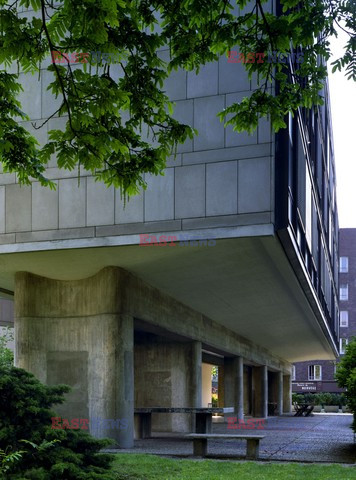 Pawilon Szwajcarski projektu Le Corbusier'a  - Indoor Architecture