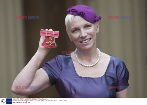 Annie Lennox odznaczona orderem Imperium Brytyjskiego