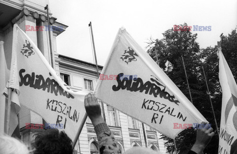 Strajki i demonstracje Solidarności