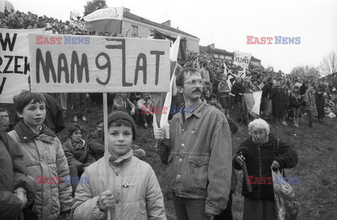 Strajki i demonstracje Solidarności