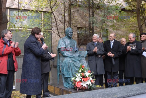 Odsłonięcie pomnika Jana Pawła II w Moskwie