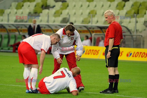 Ukraińcy lepsi od Polaków w meczu budowniczych EURO 2012