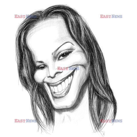 Caricatures of famous people