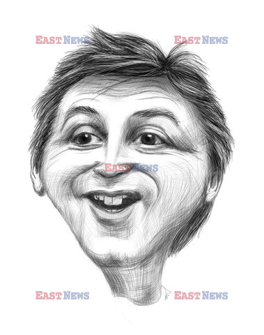 Caricatures of famous people