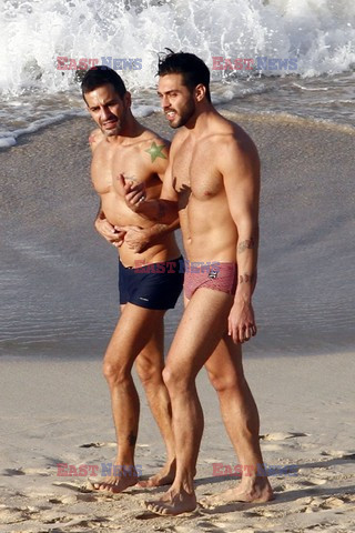 Marc Jacobs at the beach