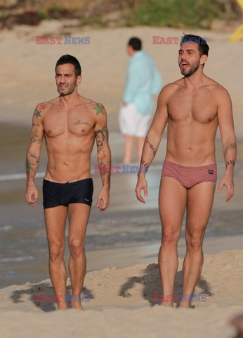 Marc Jacobs at the beach