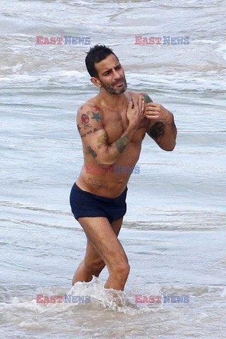 Marc Jacobs at the beach