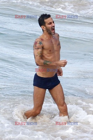 Marc Jacobs at the beach