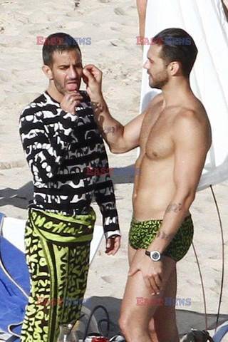 Marc Jacobs at the beach