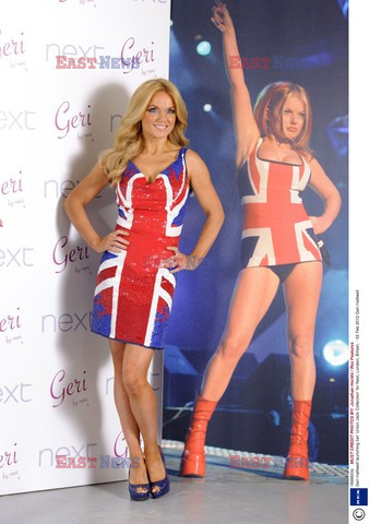 Geri Halliwell promotes Union Jack