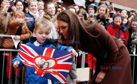 The Duchess of Cambridge in alcohol free bar