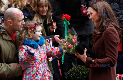 The Duchess of Cambridge in alcohol free bar