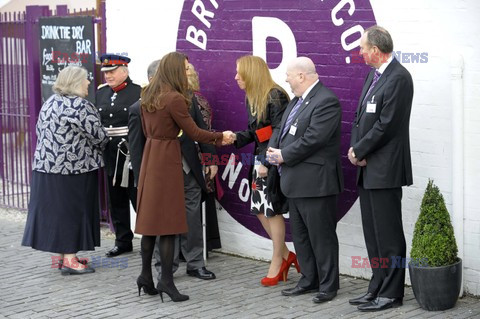 The Duchess of Cambridge in alcohol free bar