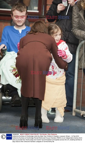 The Duchess of Cambridge in alcohol free bar