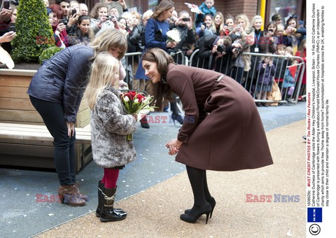 The Duchess of Cambridge in alcohol free bar