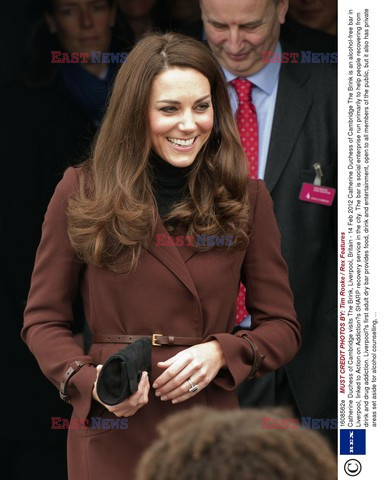 The Duchess of Cambridge in alcohol free bar