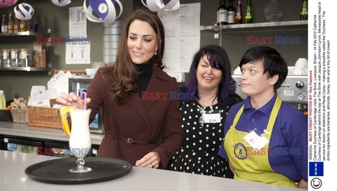 The Duchess of Cambridge in alcohol free bar