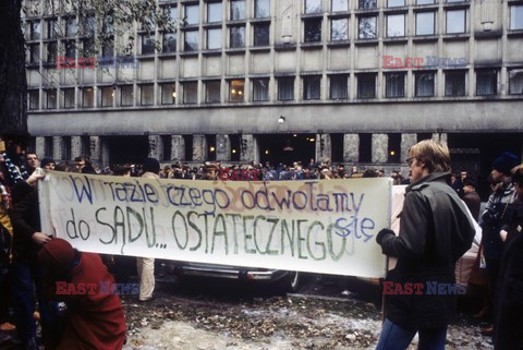 Strajki i demonstracje Solidarności