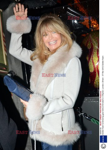 Goldie Hawn leaving the The Hawn Foundation fundraising gala 