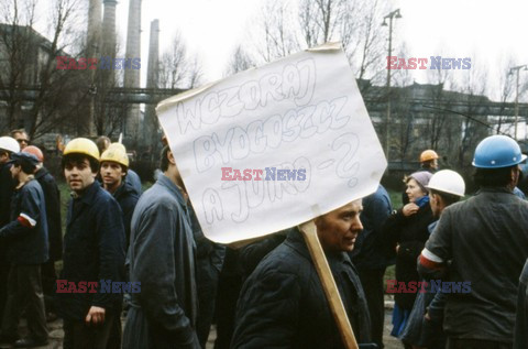 Strajki i demonstracje Solidarności