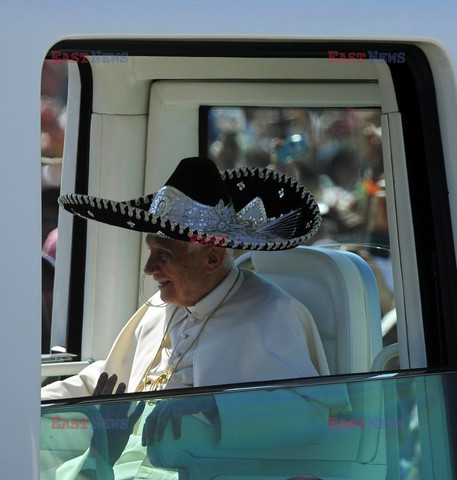 Papież Benedykt XVI z wizytą w Meksyku