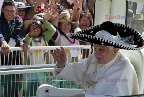 Papież Benedykt XVI z wizytą w Meksyku