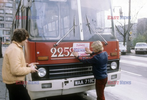 Strajki i demonstracje Solidarności