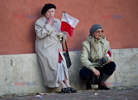 Marsz pamięci w Warszawie