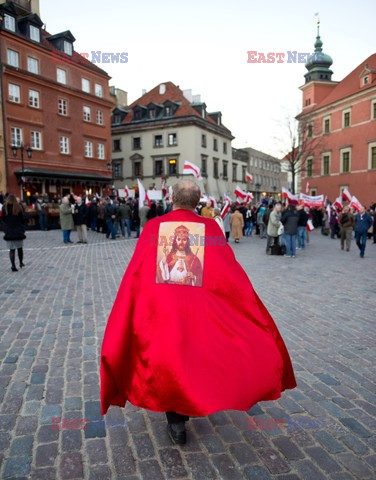 Marsz pamięci w Warszawie