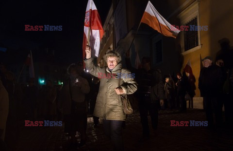 Marsz pamięci w Warszawie