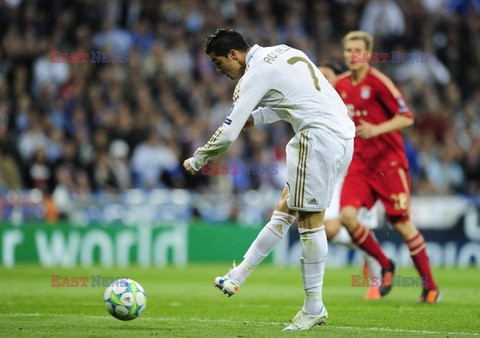 UEFA Champions League second leg semi-final football match Real Madrid against Bayern Munich 