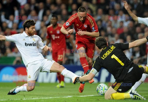 UEFA Champions League second leg semi-final football match Real Madrid against Bayern Munich 