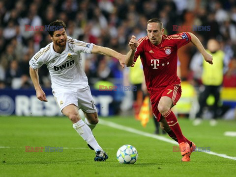 UEFA Champions League second leg semi-final football match Real Madrid against Bayern Munich 