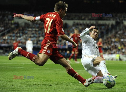 UEFA Champions League second leg semi-final football match Real Madrid against Bayern Munich 