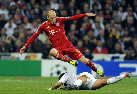 UEFA Champions League second leg semi-final football match Real Madrid against Bayern Munich 